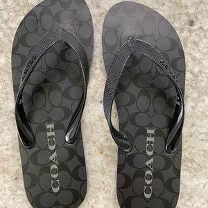 Coach flip flops